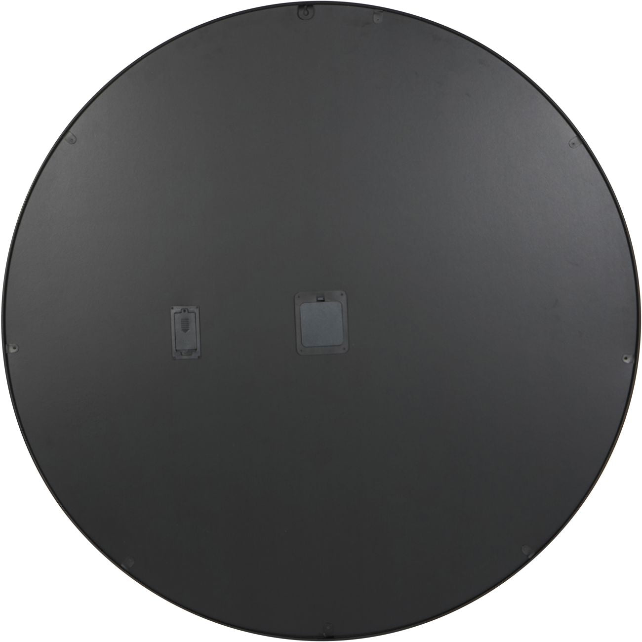 Palladium Black & Gold Centre Moving Dials Wall Clock Large